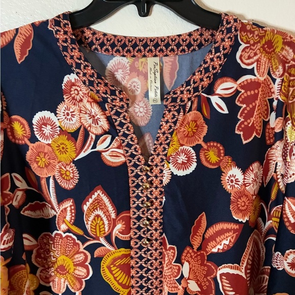 PerSeption Floral Women's Multicolor Dress PXL - Picture 4 of 12